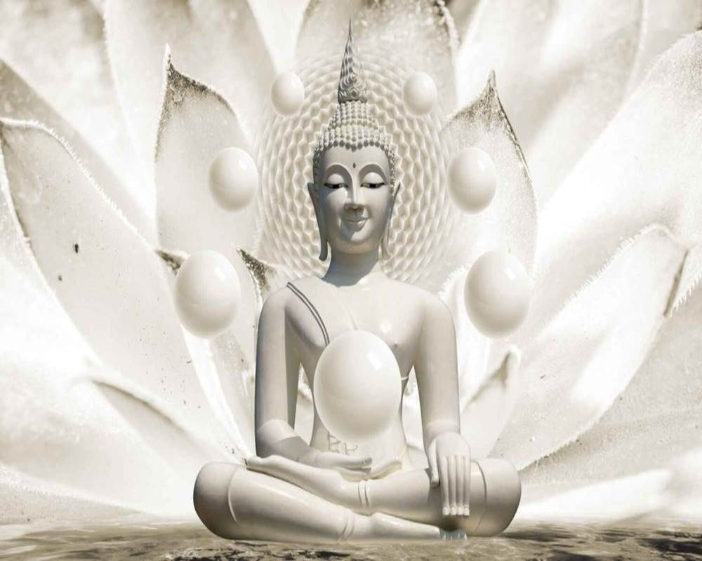 3D Wallpaper Buddha Various Designs SKU# WAL0107